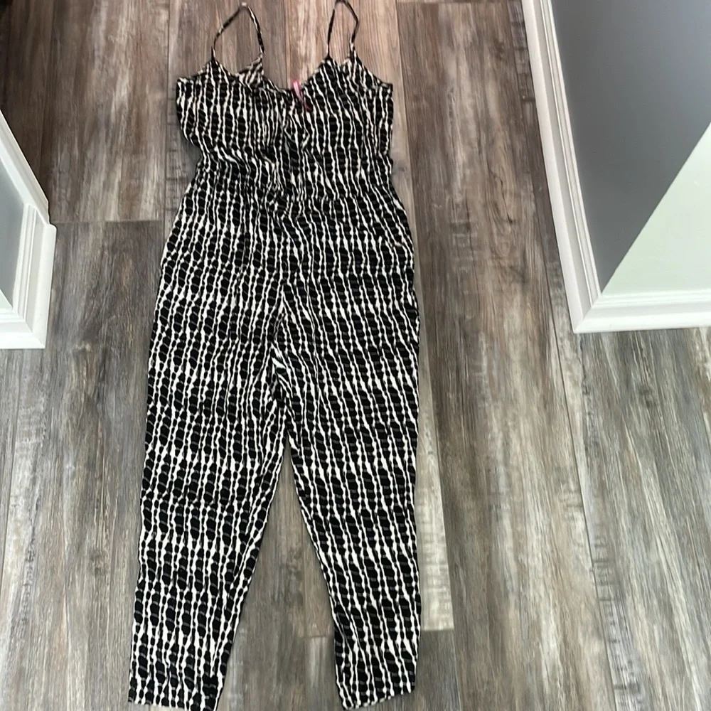 ANTHROPOLOGIE Plenty by Tracy Reese Black Cloud Jumpsuit